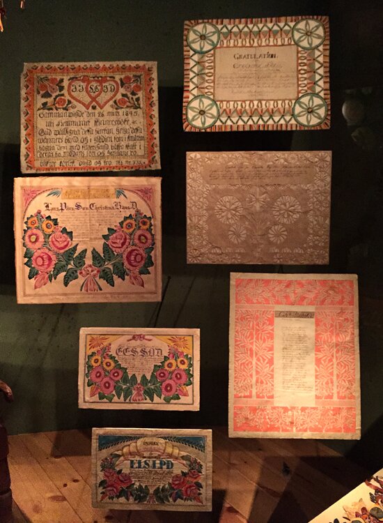 Papercuts swedish folk art stockholm nordiskamuseet