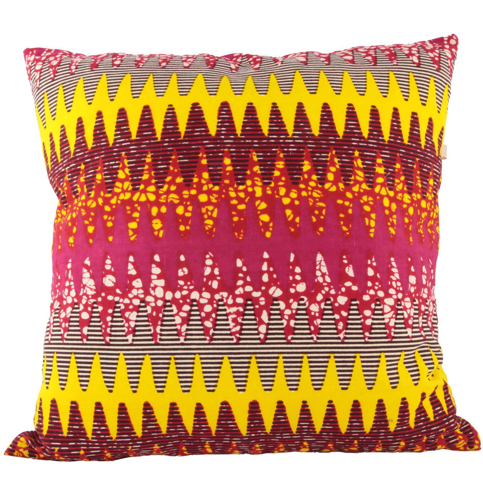 African Print Cushion Static Pretty Dandy