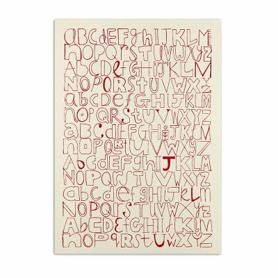 Preview image for Alphabetty art print - A3