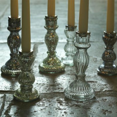 Preview image for Antique Glass Candle Sticks