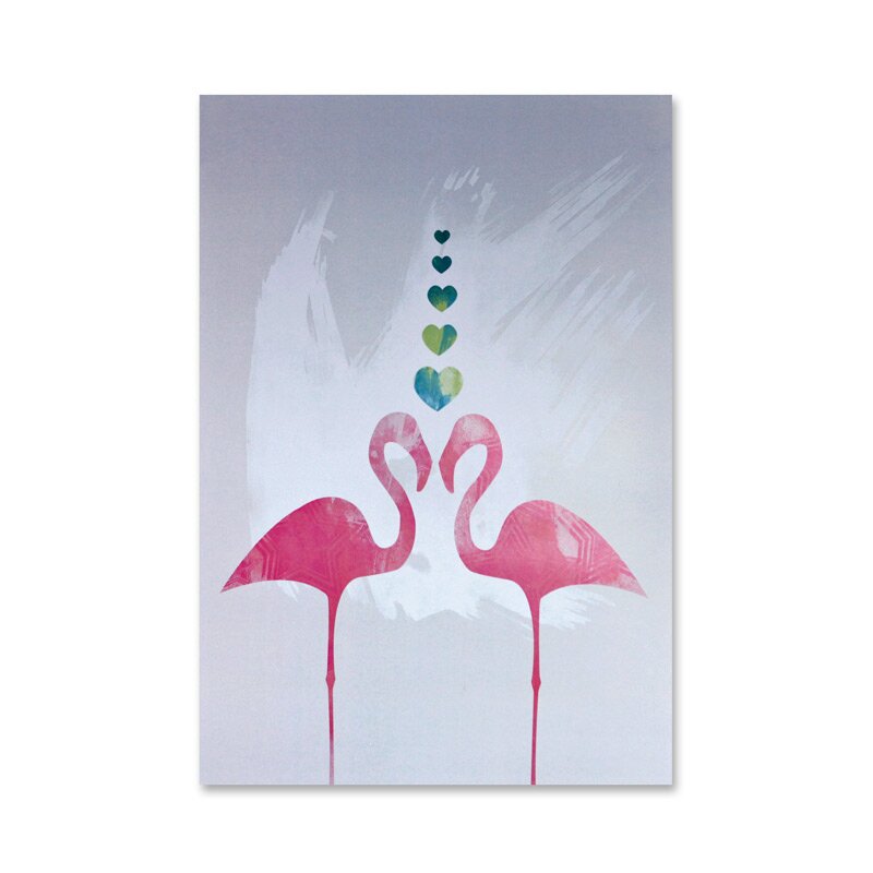 Flamingo art print