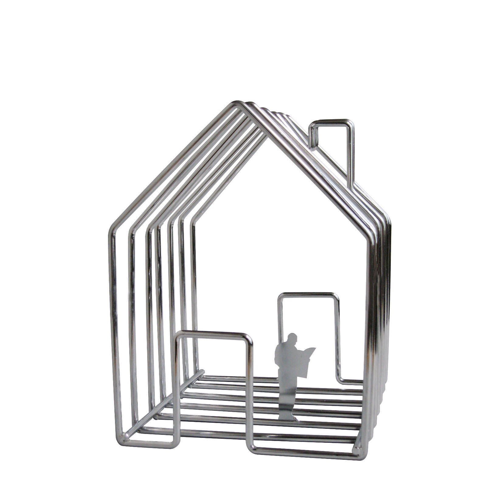Magazine rack - chrome