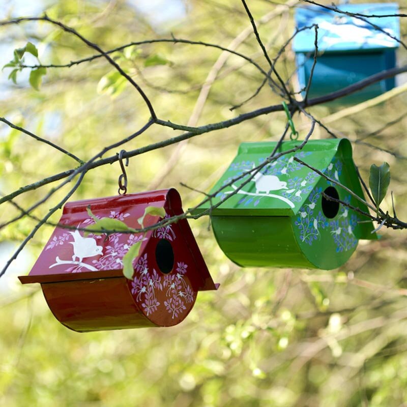 Handpainted bird houses