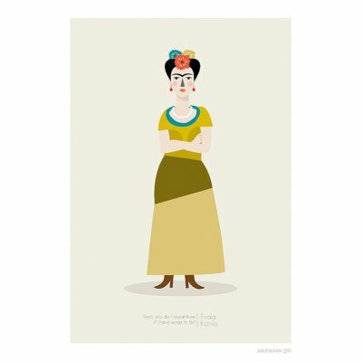 Preview image for Frida Kahlo Art Print - A4