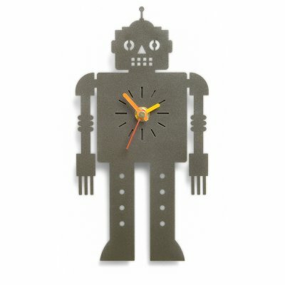 Preview image for Retro Designer Robot Wall Clock