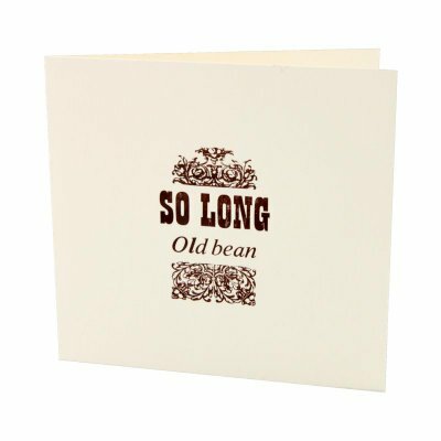Preview image for 'So Long Old Bean' Greeting Card