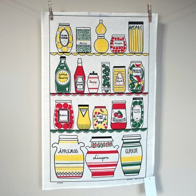 Preview image for Tea Towel - Larder - Vintage Scandinavian design