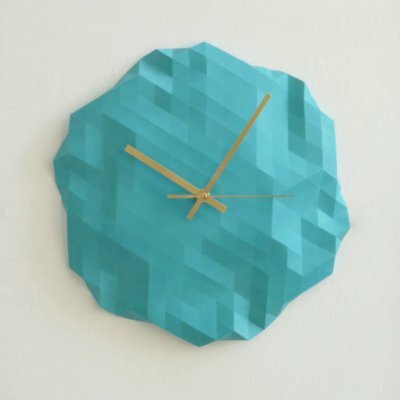 Turquoise clock
