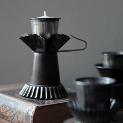 Preview image for Vintage Tin Candle Holder - Star Design
